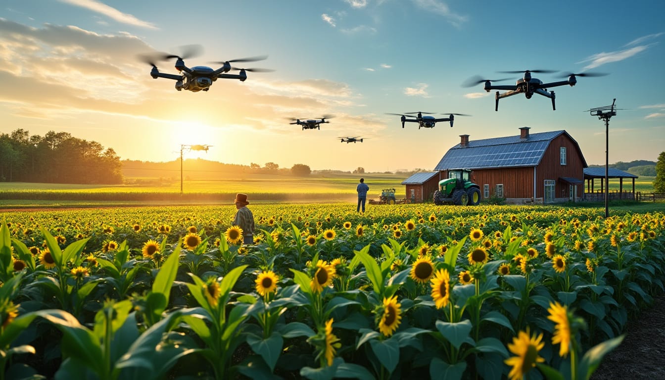 découvrez comment la technologie transforme le secteur agricole avec la ferme connectée. explorez les innovations qui optimisent les cultures, améliorent les rendements et facilitent la gestion des exploitations agricoles grâce à des outils numériques et des capteurs intelligents.