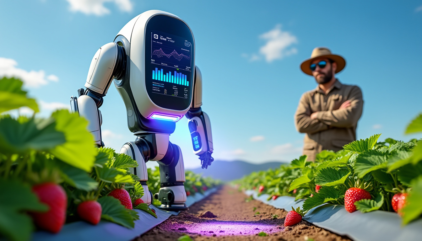 découvrez comment un robot innovant utilise la technologie uv pour combattre les champignons sur les fraisiers. des résultats prometteurs pourraient révolutionner la culture des fraises !