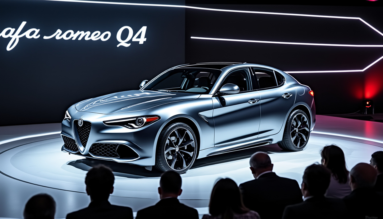 découvrez le lancement de la technologie q4 d'alfa romeo, une transmission intégrale révolutionnaire intégrée dans la junior. performances inégalées, agilité et contrôle font de cette innovation un incontournable pour les passionnés d'automobile.